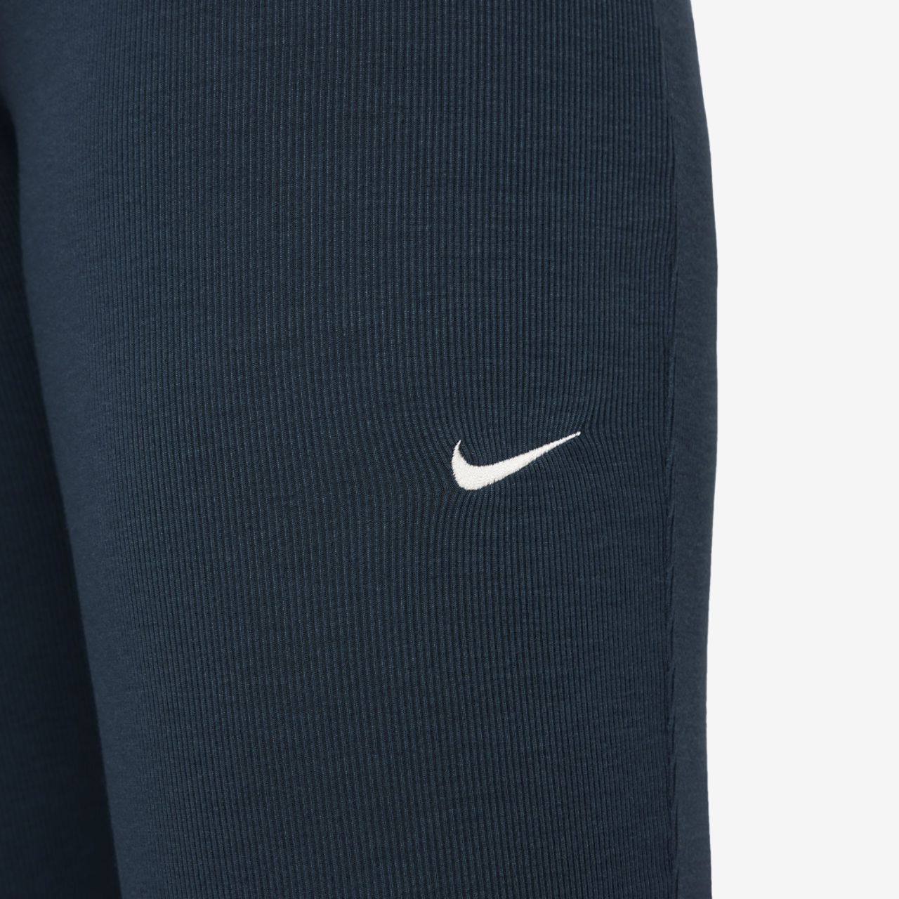 Nike NSW Chill Knit Mediun Rib Flare Pant Image 3 of 5. Tap to open photo gallery.