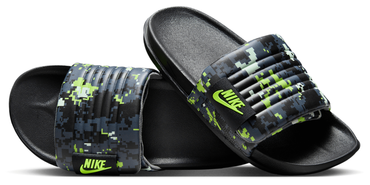 Nike OffCourt Adjustable Slides Image 3 of 5. Tap to open photo gallery.