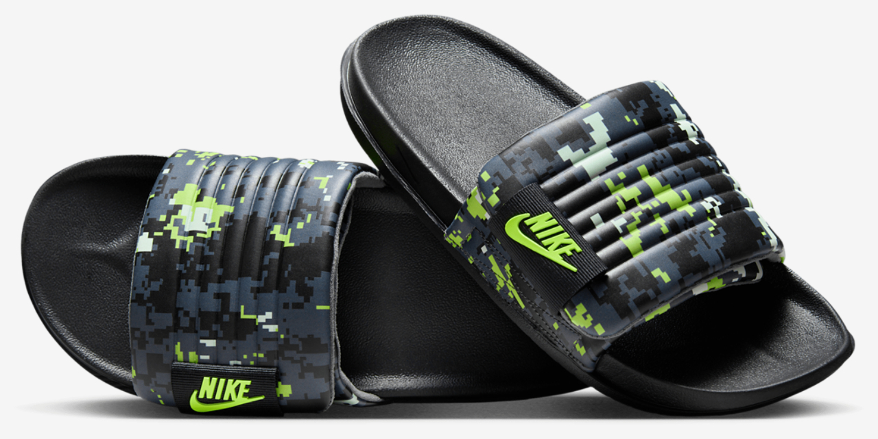 Nike OffCourt Adjustable Slides Image 3 of 5. Tap to open photo gallery.