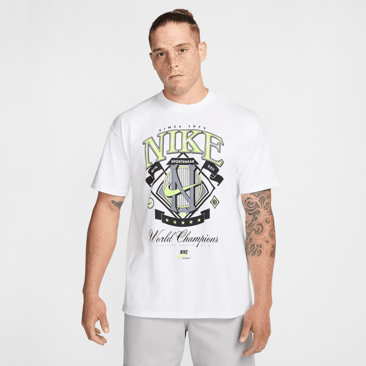 Nike NSW Max 90 Gel Cham Short Sleeve T-Shirt Image 1 of 3. Tap to open photo gallery.