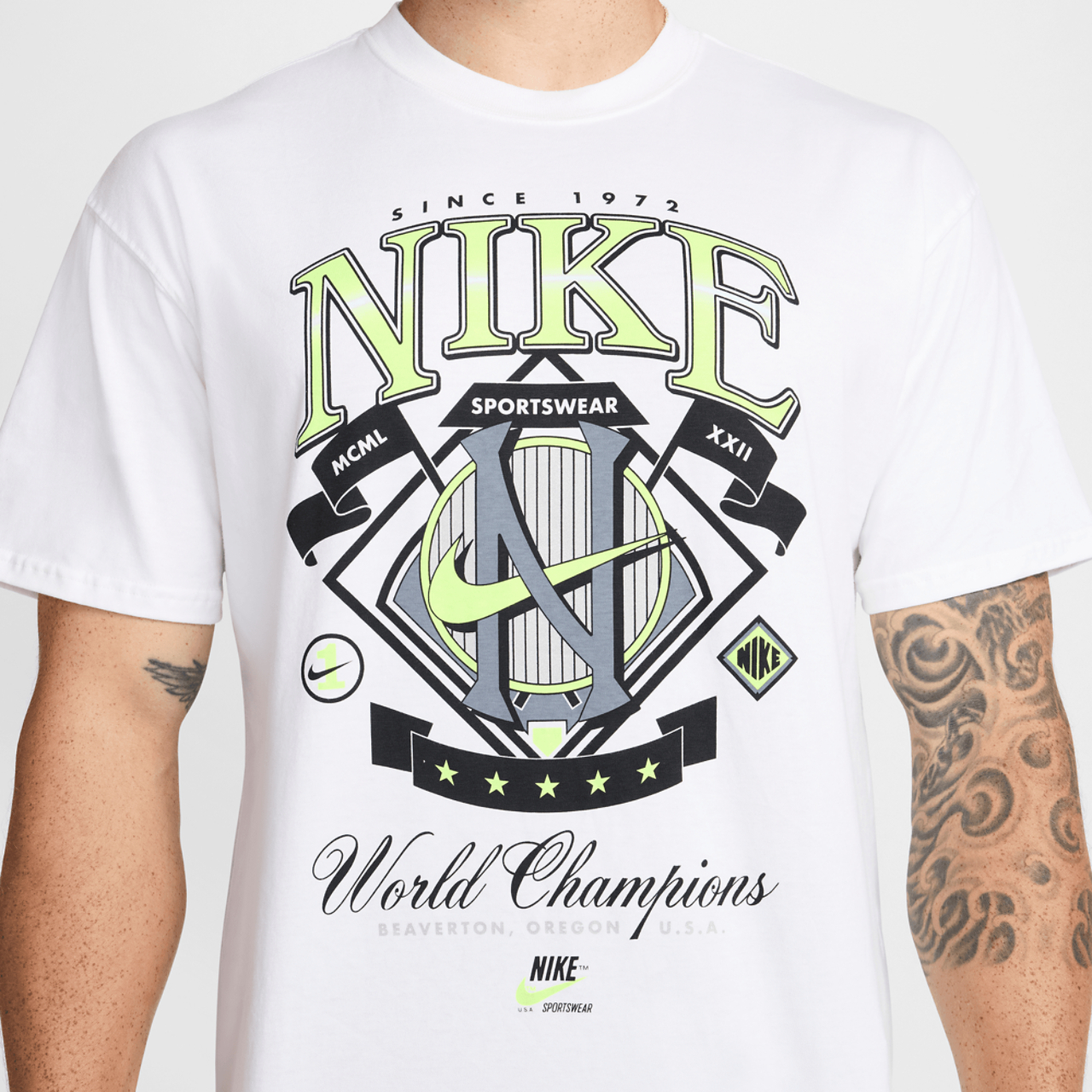 Nike NSW Max 90 Gel Cham Short Sleeve T-Shirt Image 3 of 3. Tap to open photo gallery.