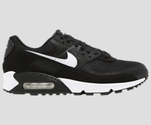 Nike shoes in black and white