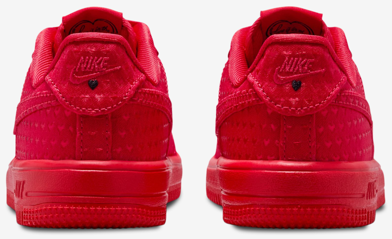 Nike Air Force 1 VDay Image 3 of 5. Tap to open photo gallery.
