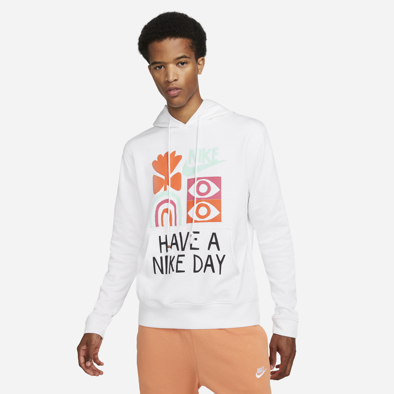 Nike HBR Fleece Tech Pullover Hoodie Image 1 of 5. Tap to open photo gallery.