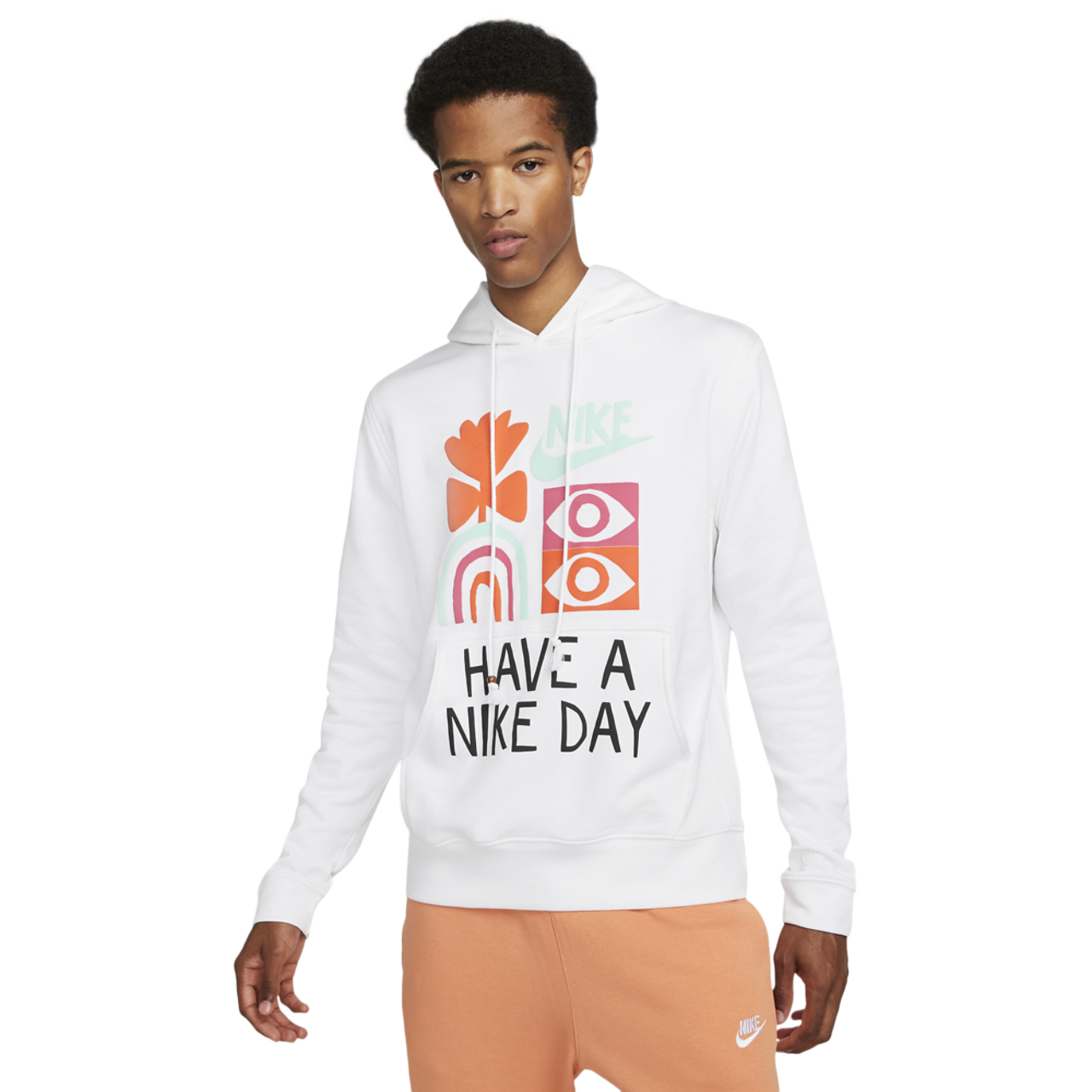 Nike HBR Fleece Tech Pullover Hoodie Image 2 of 5. Tap to open photo gallery.