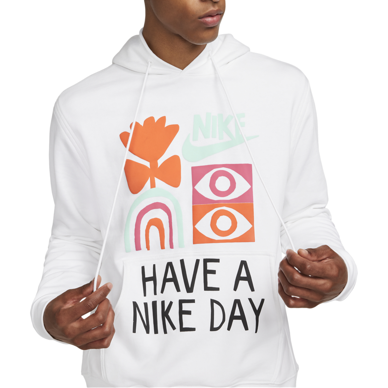 Nike HBR Fleece Tech Pullover Hoodie Image 4 of 5. Tap to open photo gallery.