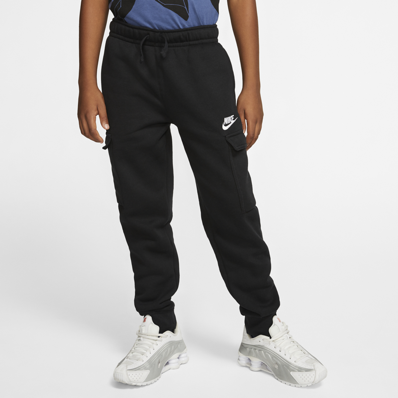 Nike NSW Club Cargo Pants Image 1 of 3. Tap to open photo gallery.