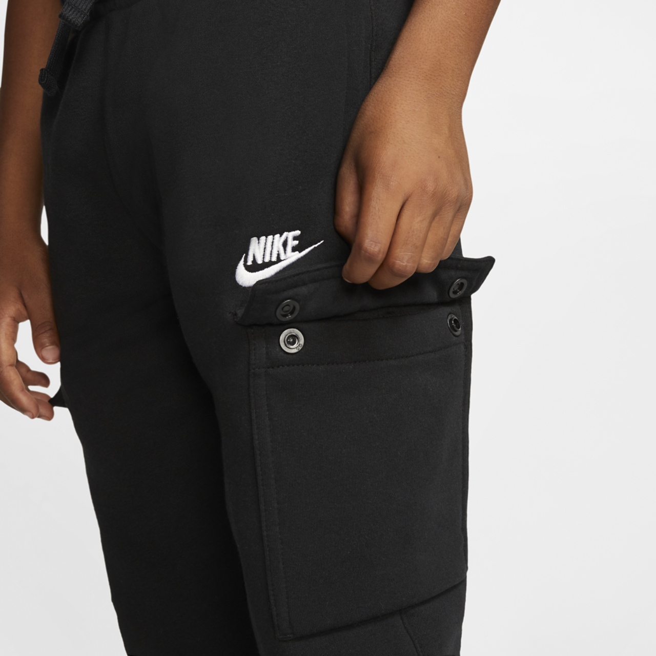 Nike NSW Club Cargo Pants Image 3 of 3. Tap to open photo gallery.