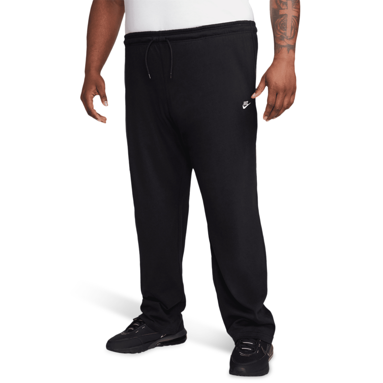 Nike Club Knit Open Hem Pants Image 5 of 9. Tap to open photo gallery.