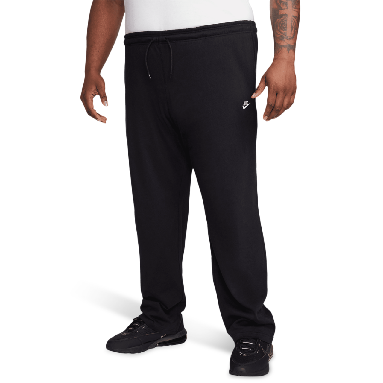 Nike Club Knit Open Hem Pants Image 5 of 9. Tap to open photo gallery.