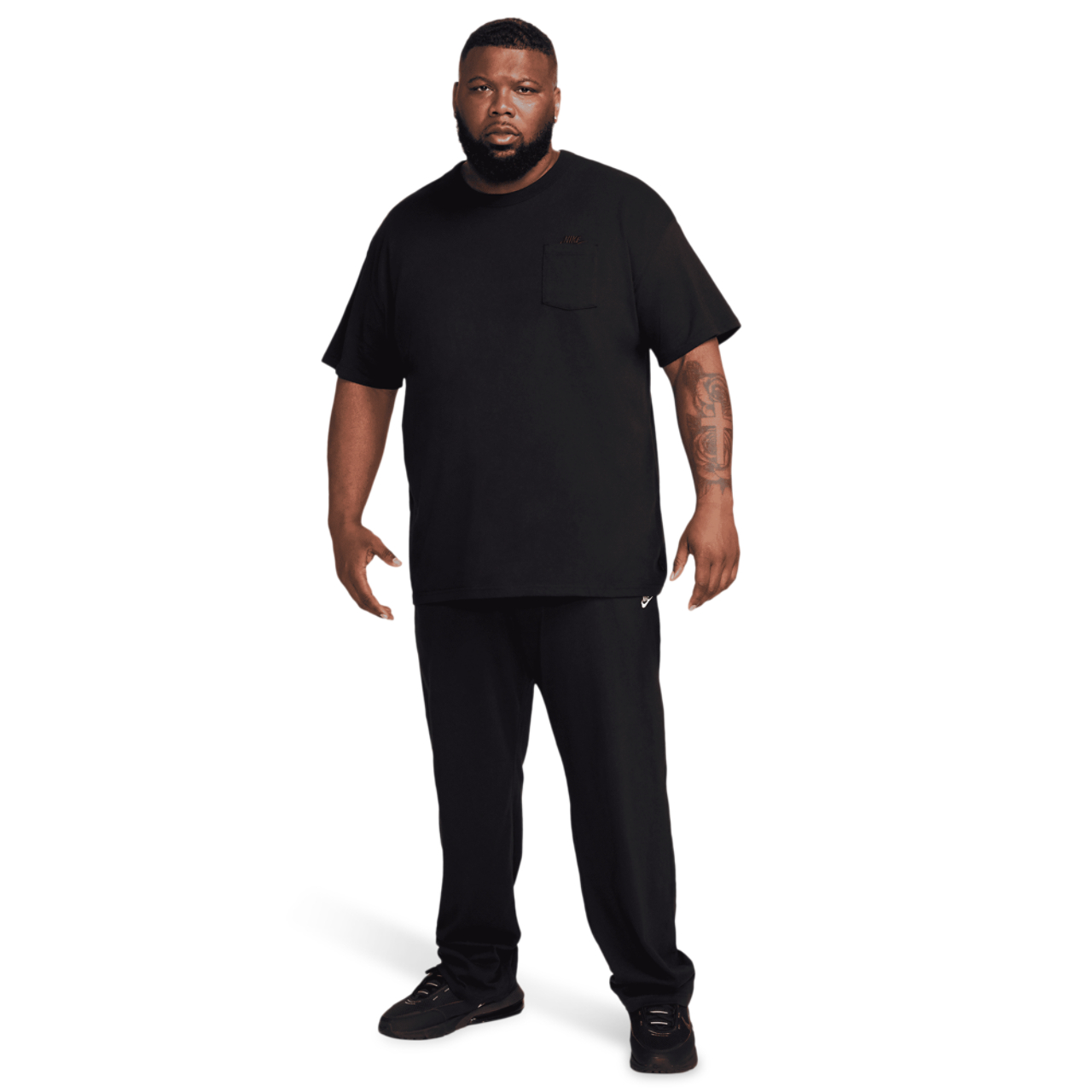 Nike Club Knit Open Hem Pants Image 9 of 9. Tap to open photo gallery.