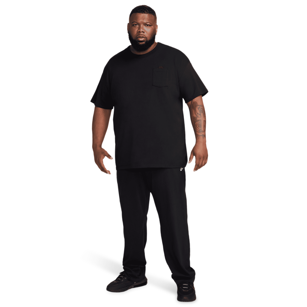 Nike Club Knit Open Hem Pants Image 9 of 9. Tap to open photo gallery.