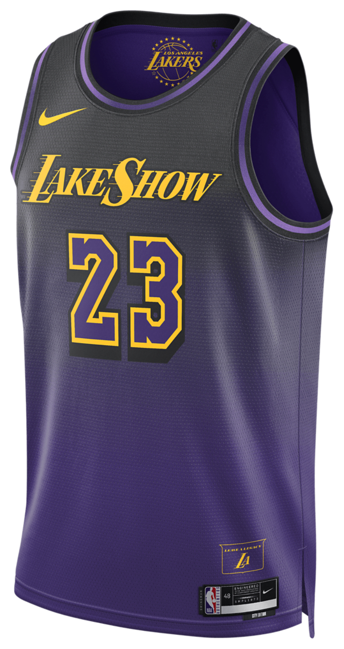 Nike Lakers Dri-FIT City Edition 24 Swingman Jersey Foot Locker