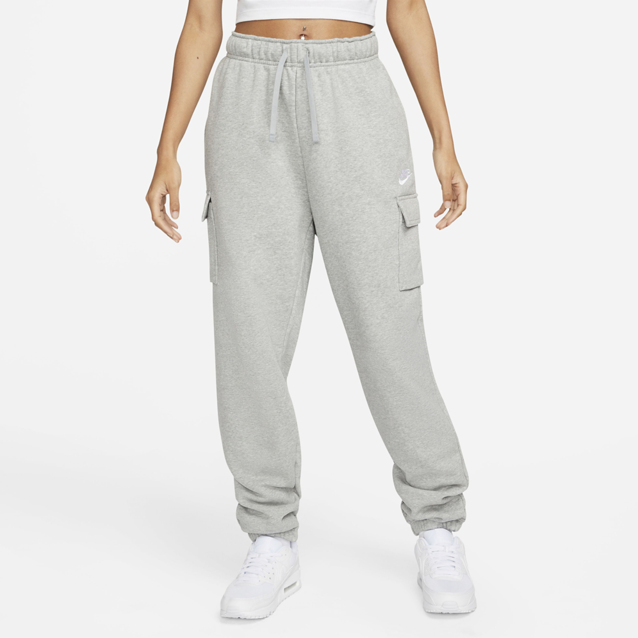 Nike NSW Club Fleece MR Cargo Pants Image 1 of 4. Tap to open photo gallery.