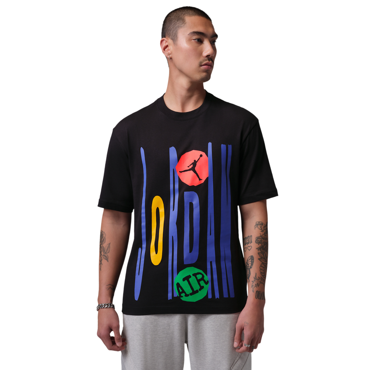 Jordan Technicolor WM Graphic Short Sleeve Crew - Men's | Foot Locker