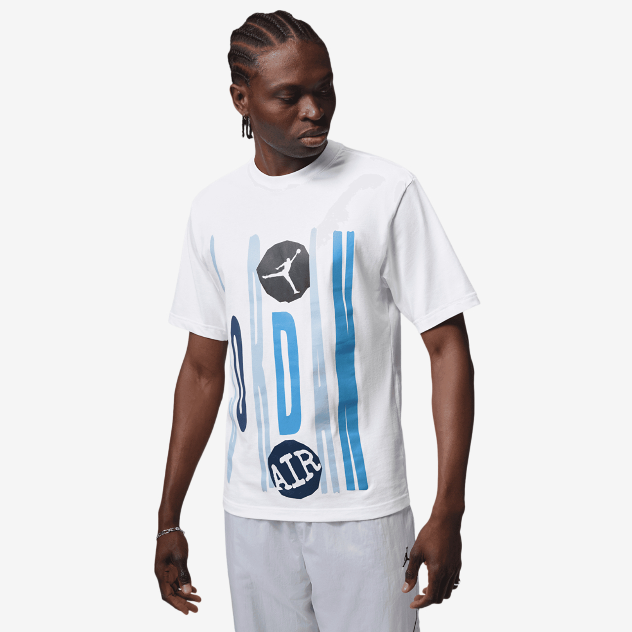 Jordan Technicolor WM Graphic Short Sleeve Crew - Men's | Foot Locker