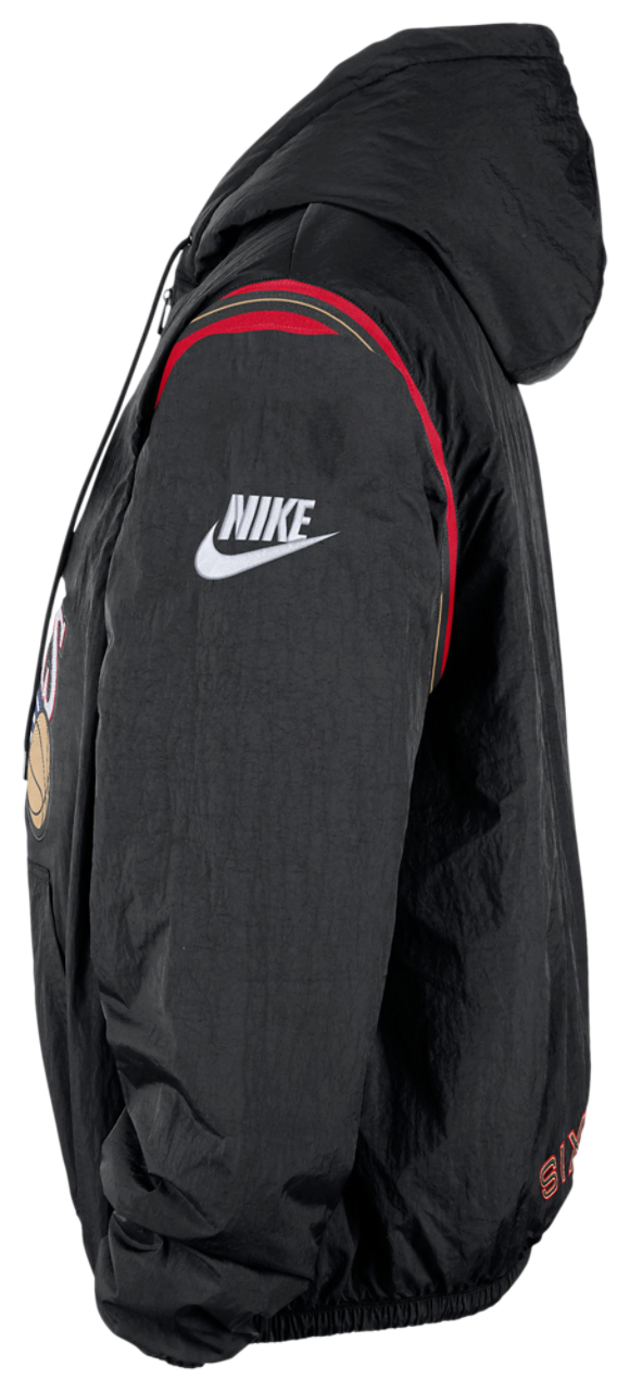 Nike 76ers Woven LND Half-Zip Hoodie - Men's | Foot Locker
