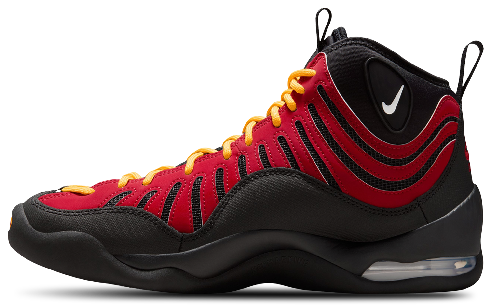 Nike Air Bakin High - Red/Yellow - Image 2