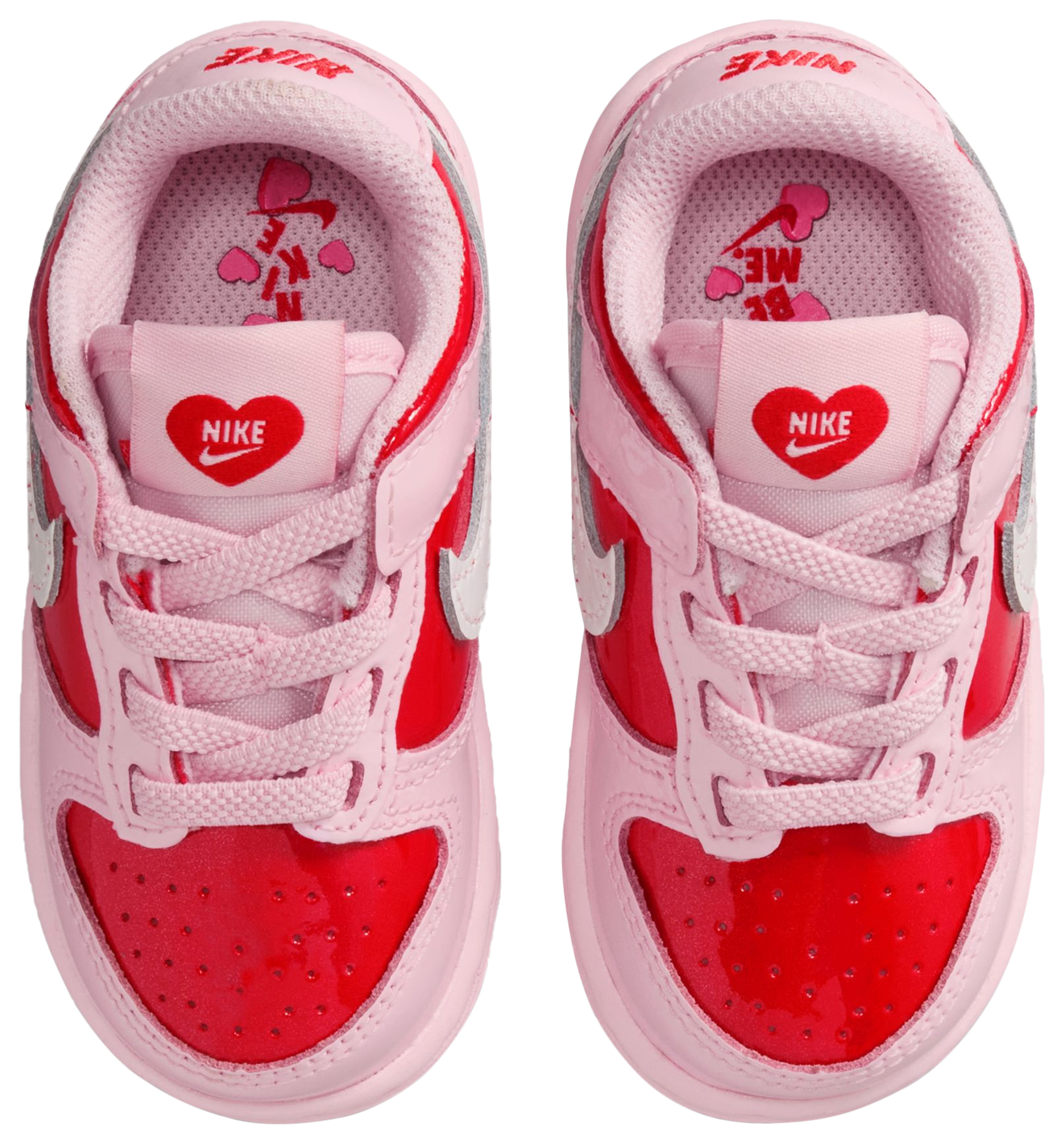 Nike Dunk Low Valentine's Day 童款 - Pink Foam/Summit White/Red - Image 4