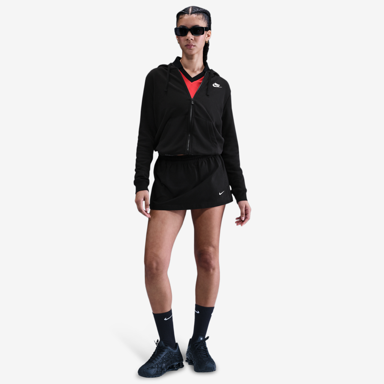 Nike NSW Club Fleece FZ Hoodie Image 4 of 4. Tap to open photo gallery.