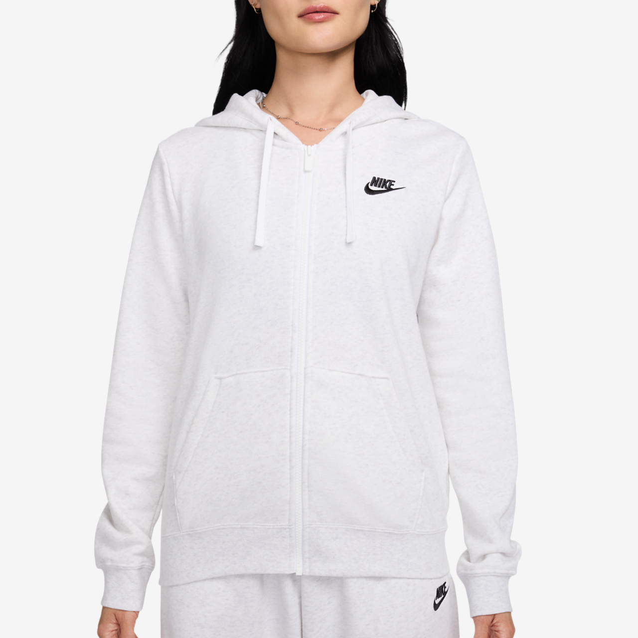 Nike NSW Club Fleece FZ Hoodie Image 1 of 8. Tap to open photo gallery.