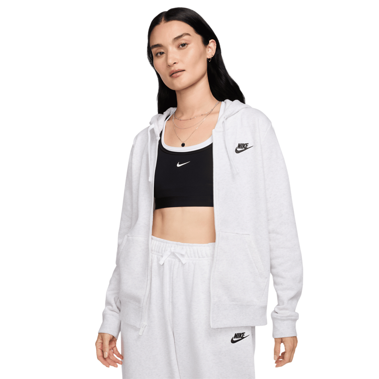 Nike NSW Club Fleece FZ Hoodie - Women's | Foot Locker