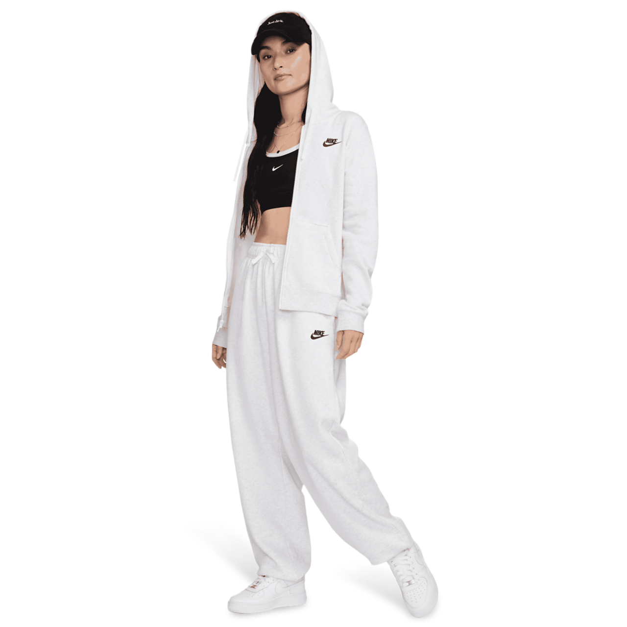 Nike NSW Club Fleece FZ Hoodie - Women's | Foot Locker