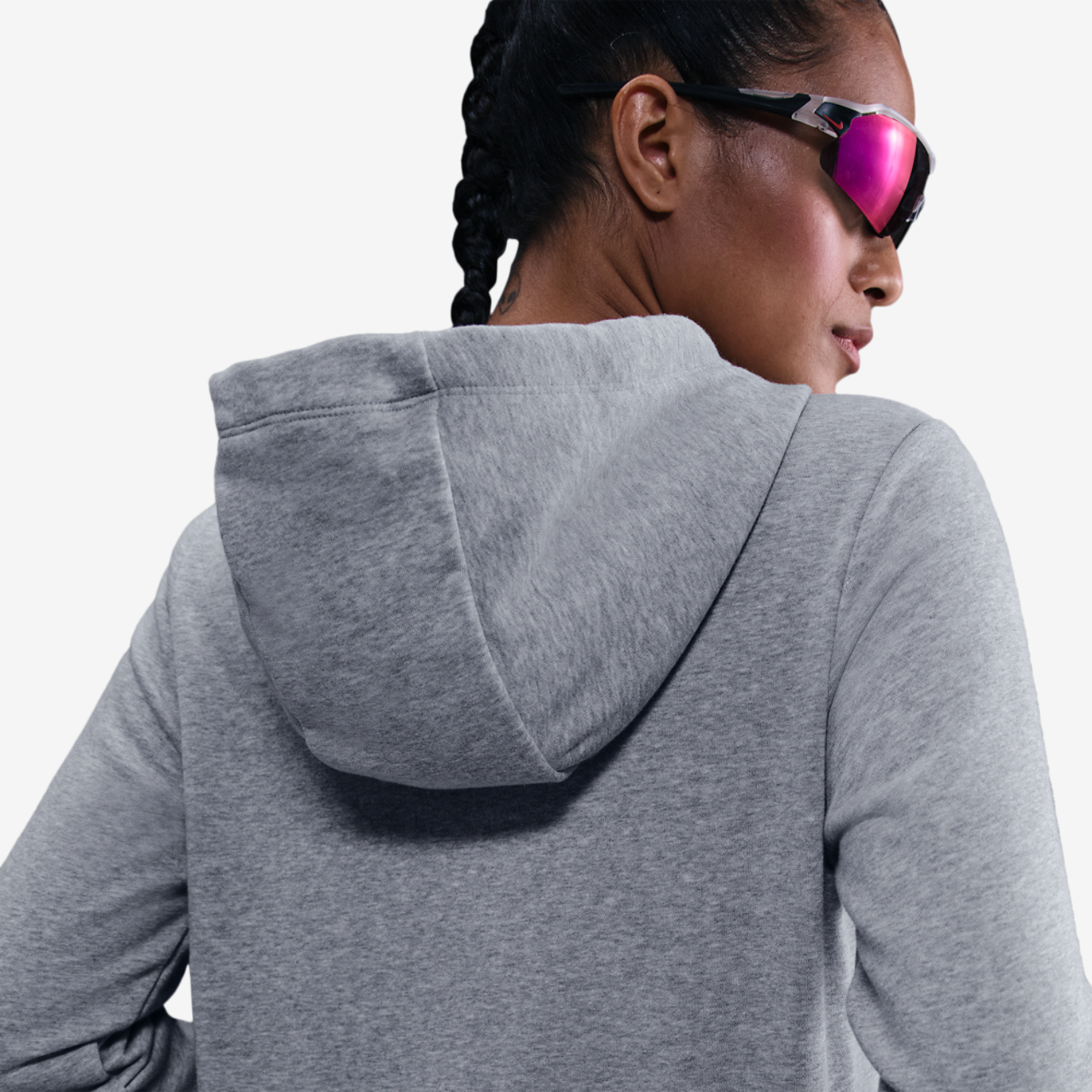 Nike NSW Club Fleece FZ Hoodie Image 2 of 4. Tap to open photo gallery.