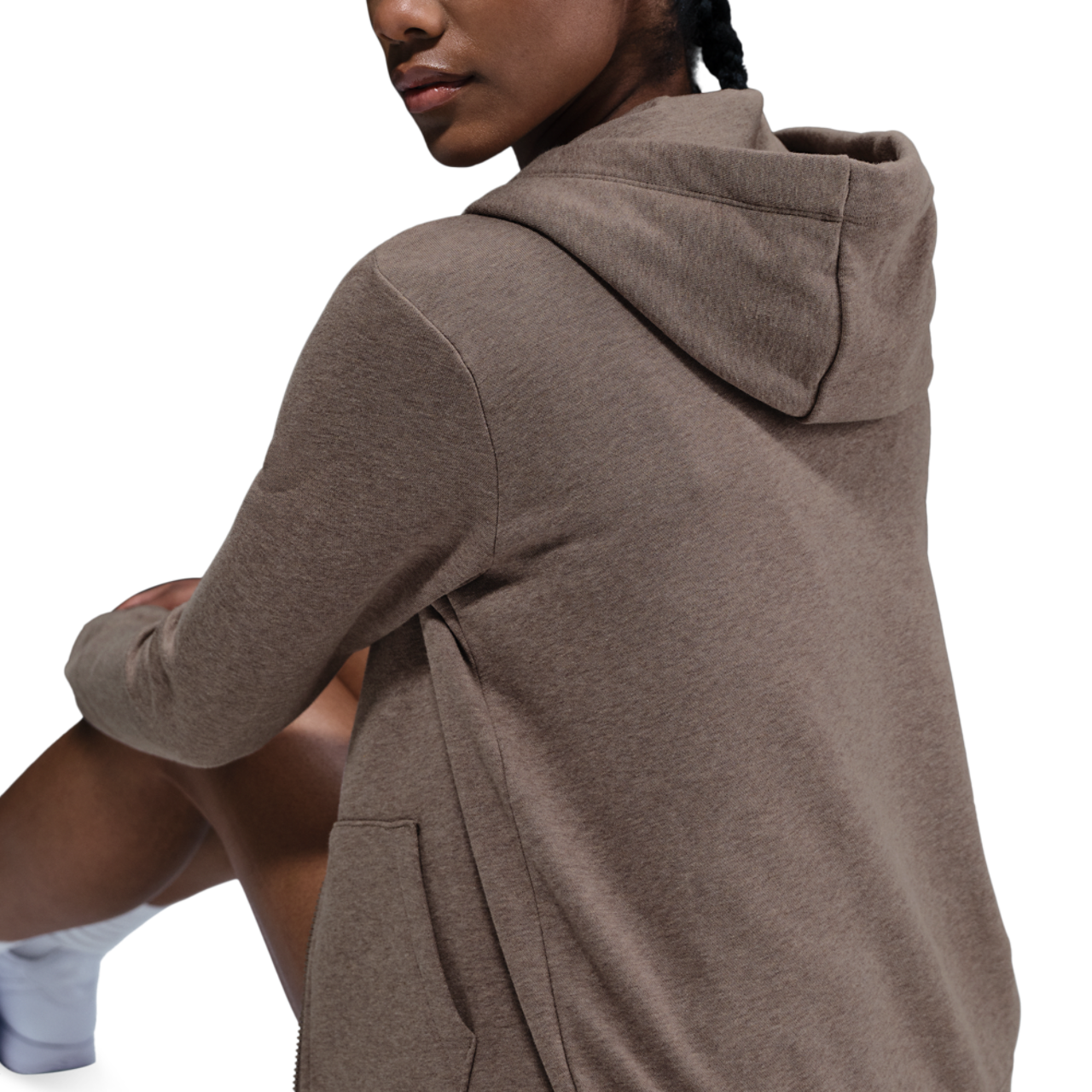 Nike NSW Club Fleece FZ Hoodie Image 4 of 4. Tap to open photo gallery.