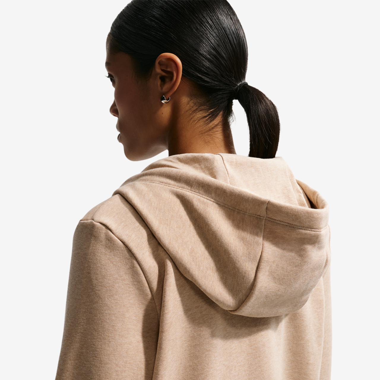 Nike NSW Club Fleece FZ Hoodie Image 2 of 4. Tap to open photo gallery.