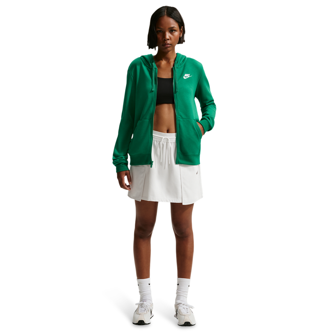 Nike NSW Club Fleece FZ Hoodie - Women's | Foot Locker