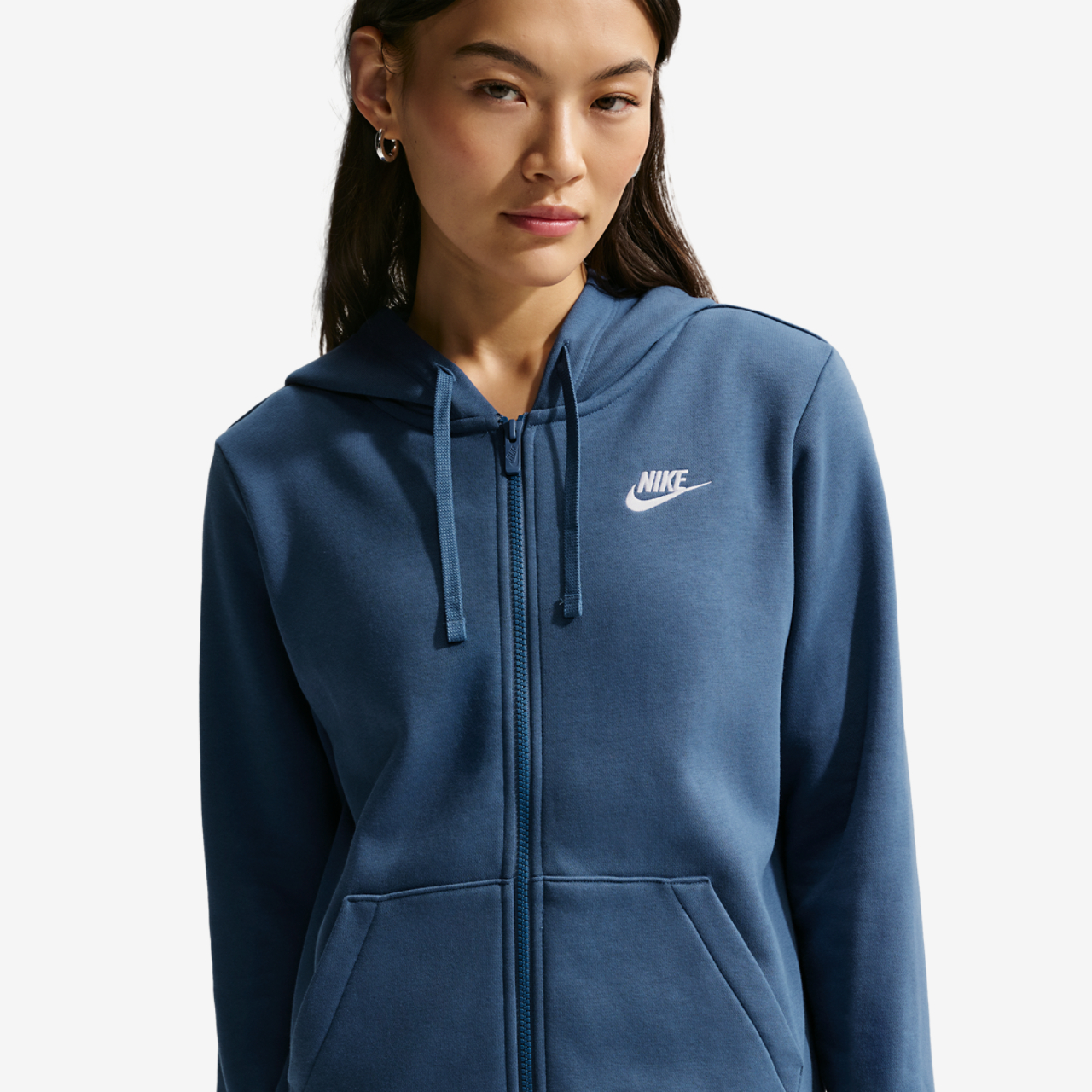 Nike NSW Club Fleece FZ Hoodie - Women's | Foot Locker