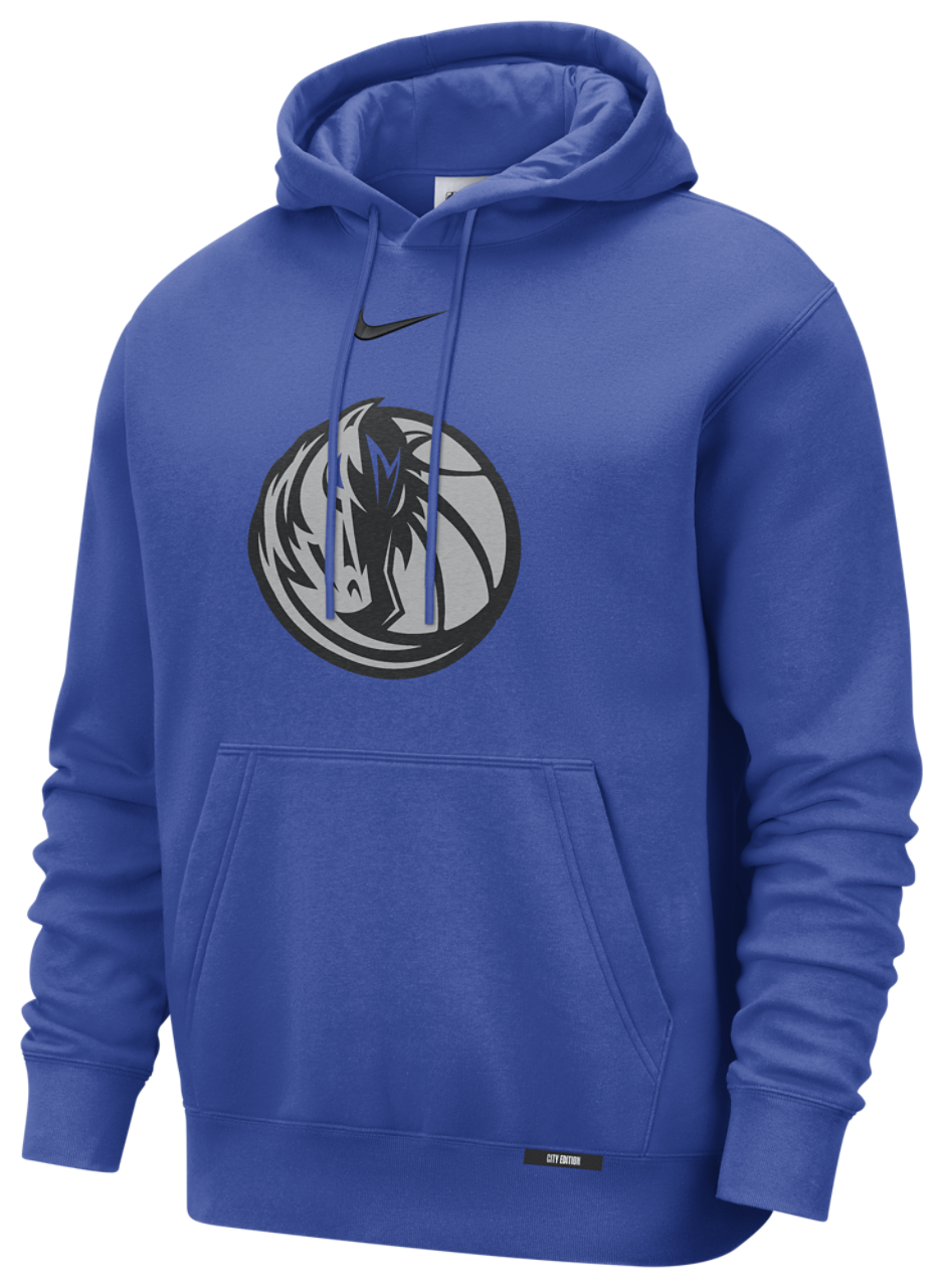 Nike Mavericks Club Logo City Edition Hoodie Image 1 of 2. Tap to open photo gallery.