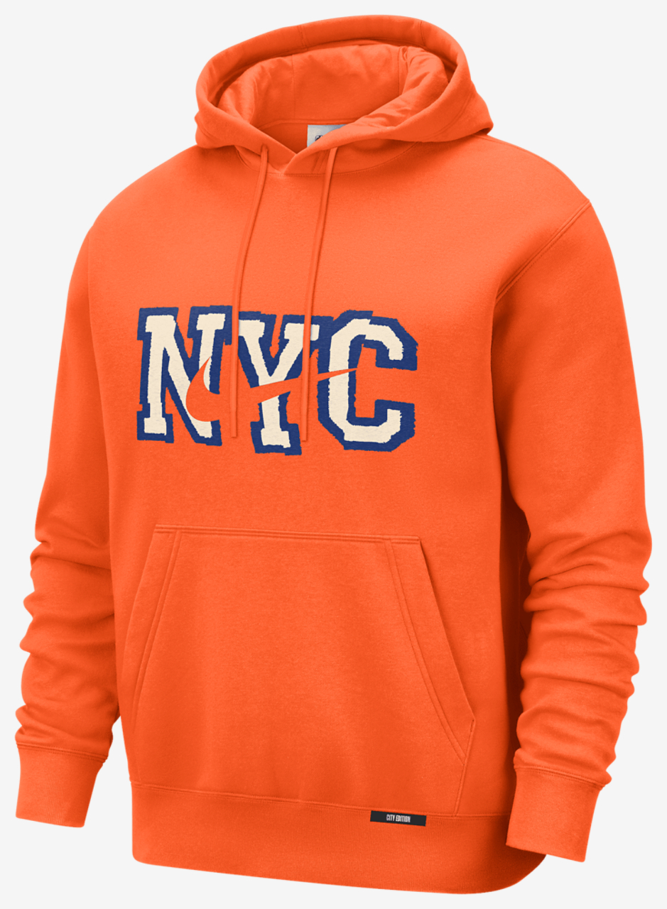 Nike Knicks Club Logo City Edition Hoodie Image 1 of 2. Tap to open photo gallery.