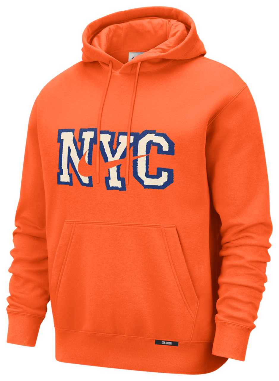 Nike Knicks Club Logo City Edition Hoodie Image 1 of 2. Tap to open photo gallery.