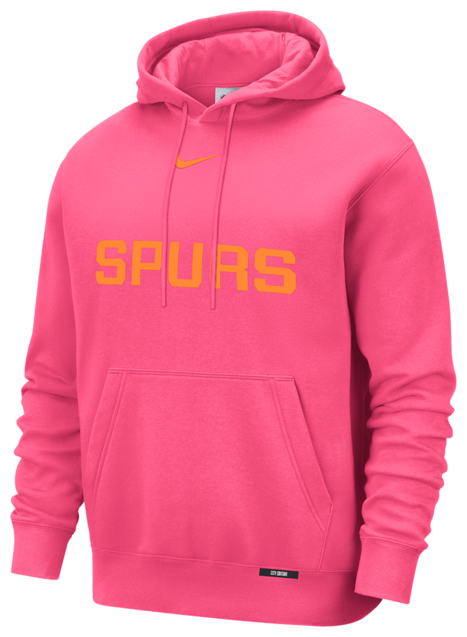 Nike Spurs Club Logo City Edition Hoodie Image 1 of 2. Tap to open photo gallery.
