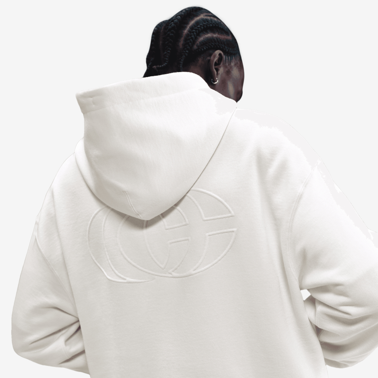 Nike Caitlin Clark U Premium Fleece Pullover Hoodie Image 2 of 6. Tap to open photo gallery.