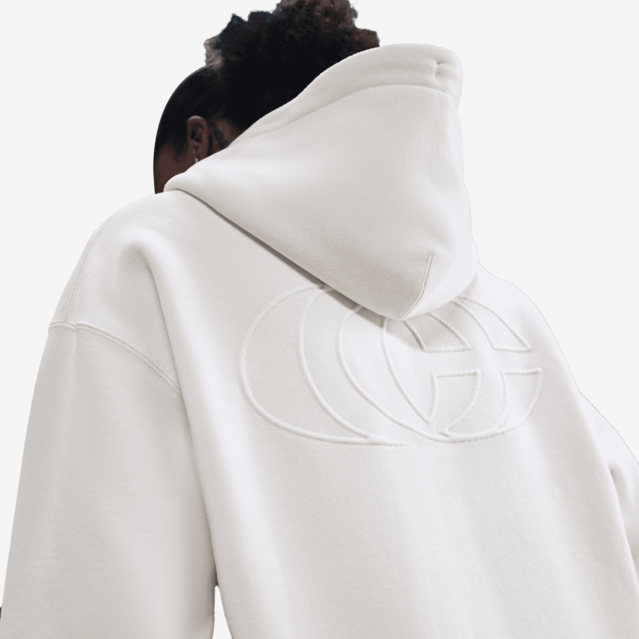 Nike Caitlin Clark U Premium Fleece Pullover Hoodie Image 5 of 6. Tap to open photo gallery.