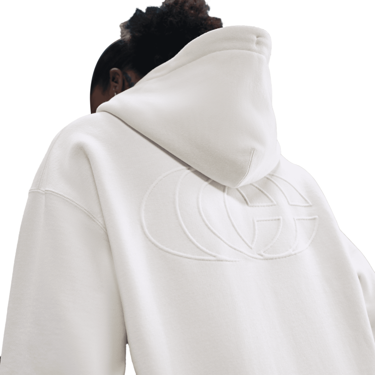 Nike Caitlin Clark U Premium Fleece Pullover Hoodie Image 5 of 6. Tap to open photo gallery.