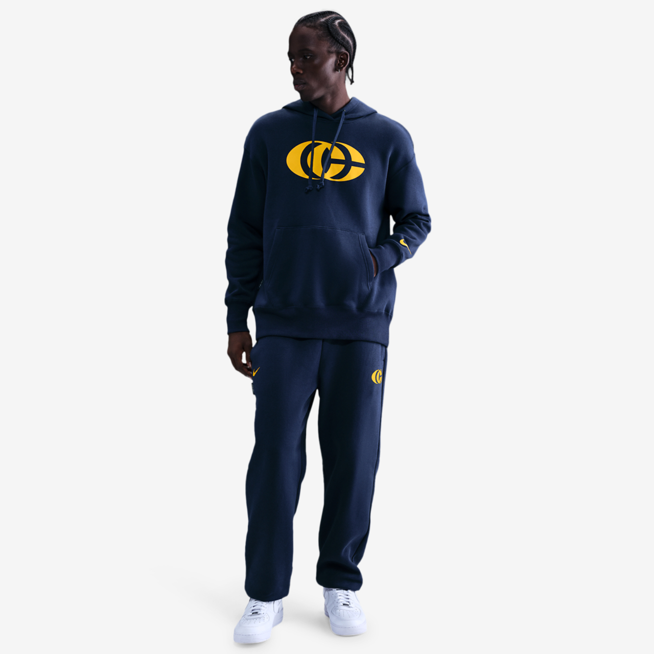 Nike CC Fleece Pullover Essentials Hoodie Image 3 of 3. Tap to open photo gallery.