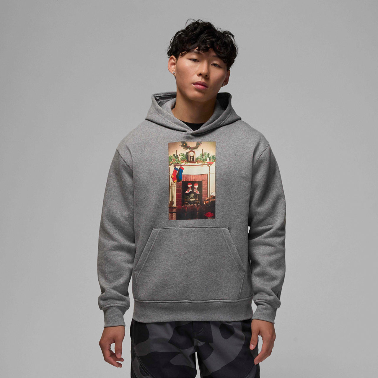 Jordan Jumpman Chimney Fleece Pullover Image 1 of 4. Tap to open photo gallery.