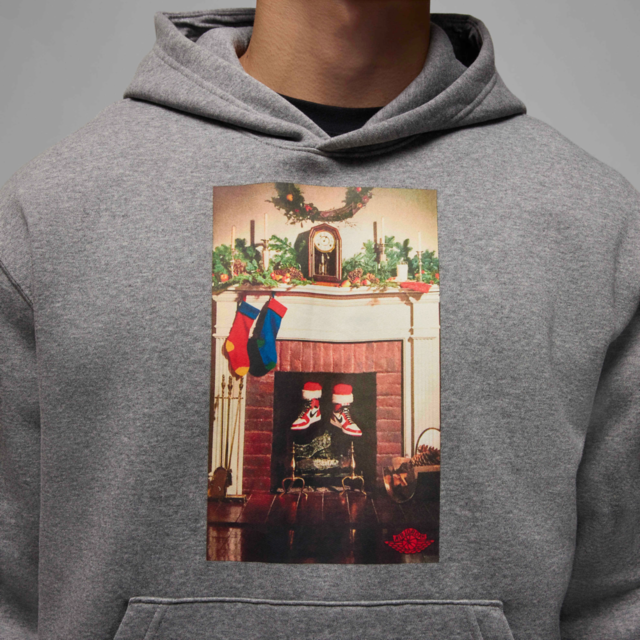 Jordan Jumpman Chimney Fleece Pullover Image 4 of 4. Tap to open photo gallery.