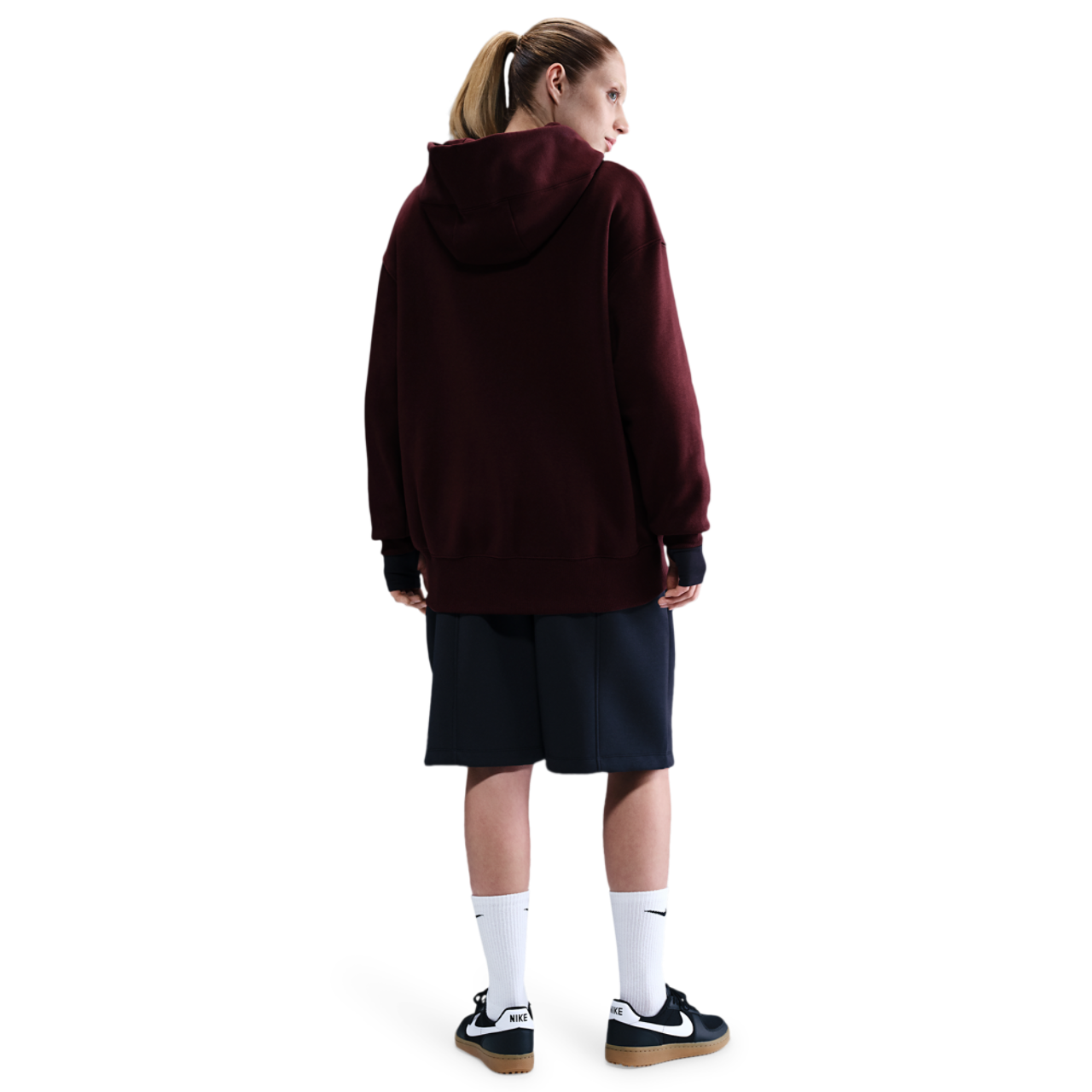 Nike Phoenix Fleece Long Sleeve Full-Zip Image 4 of 4. Tap to open photo gallery.