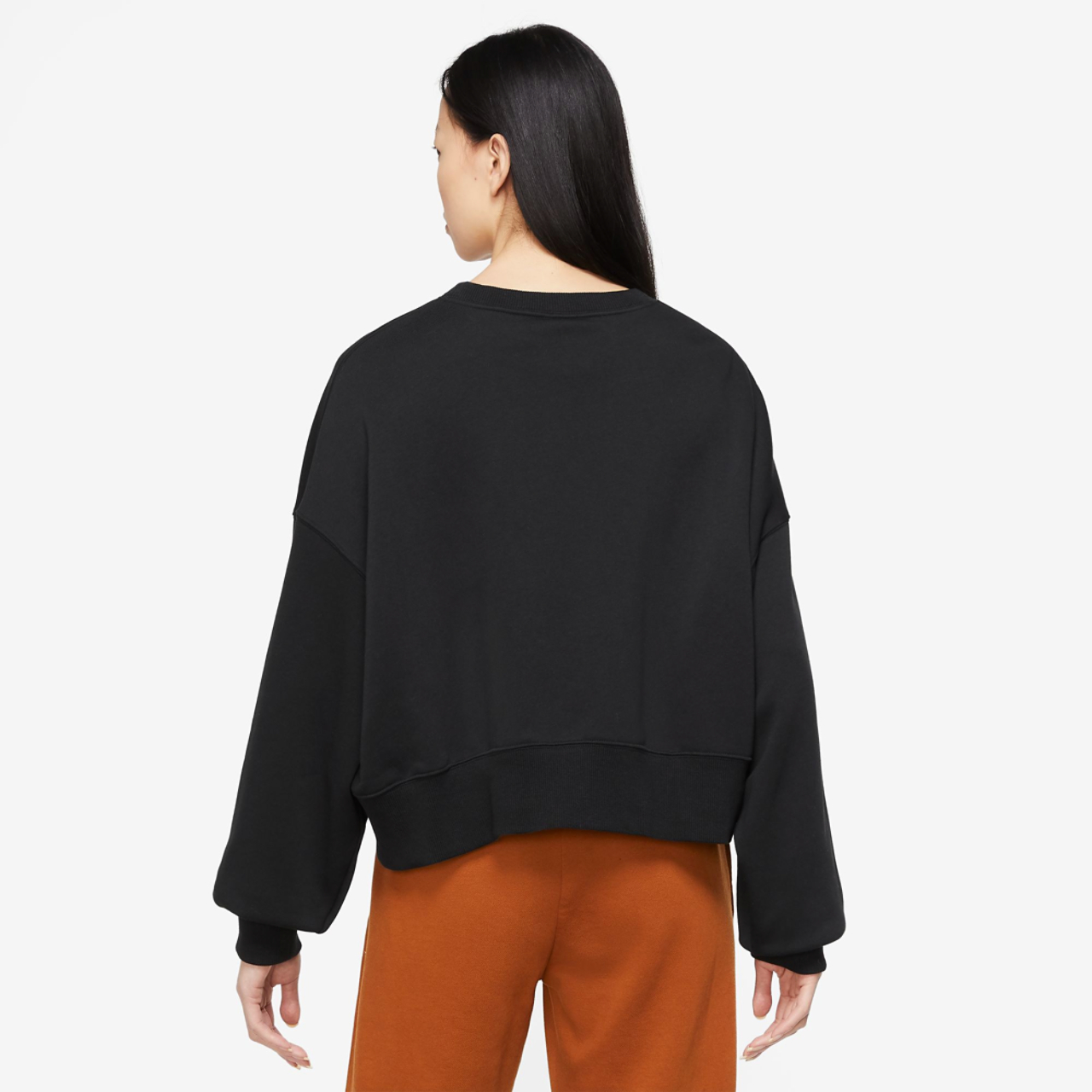 Nike NSW Style Fleece Crew OOS Image 3 of 4. Tap to open photo gallery.