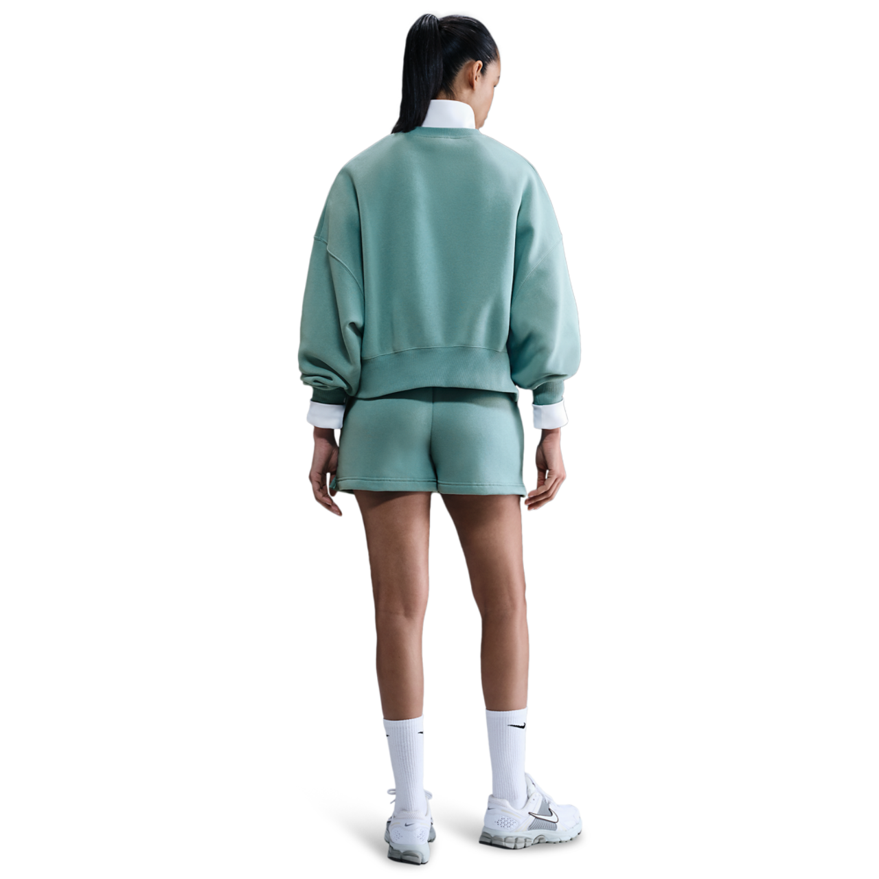 Nike NSW Style Fleece Crew OOS Image 3 of 3. Tap to open photo gallery.