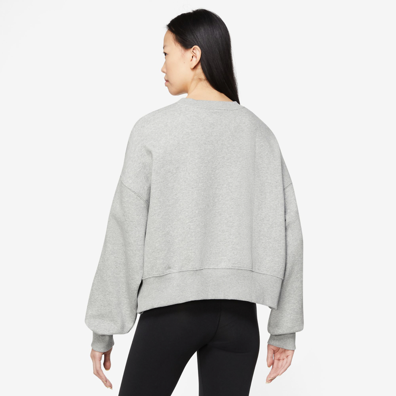 Nike NSW Style Fleece Crew OOS Image 3 of 4. Tap to open photo gallery.