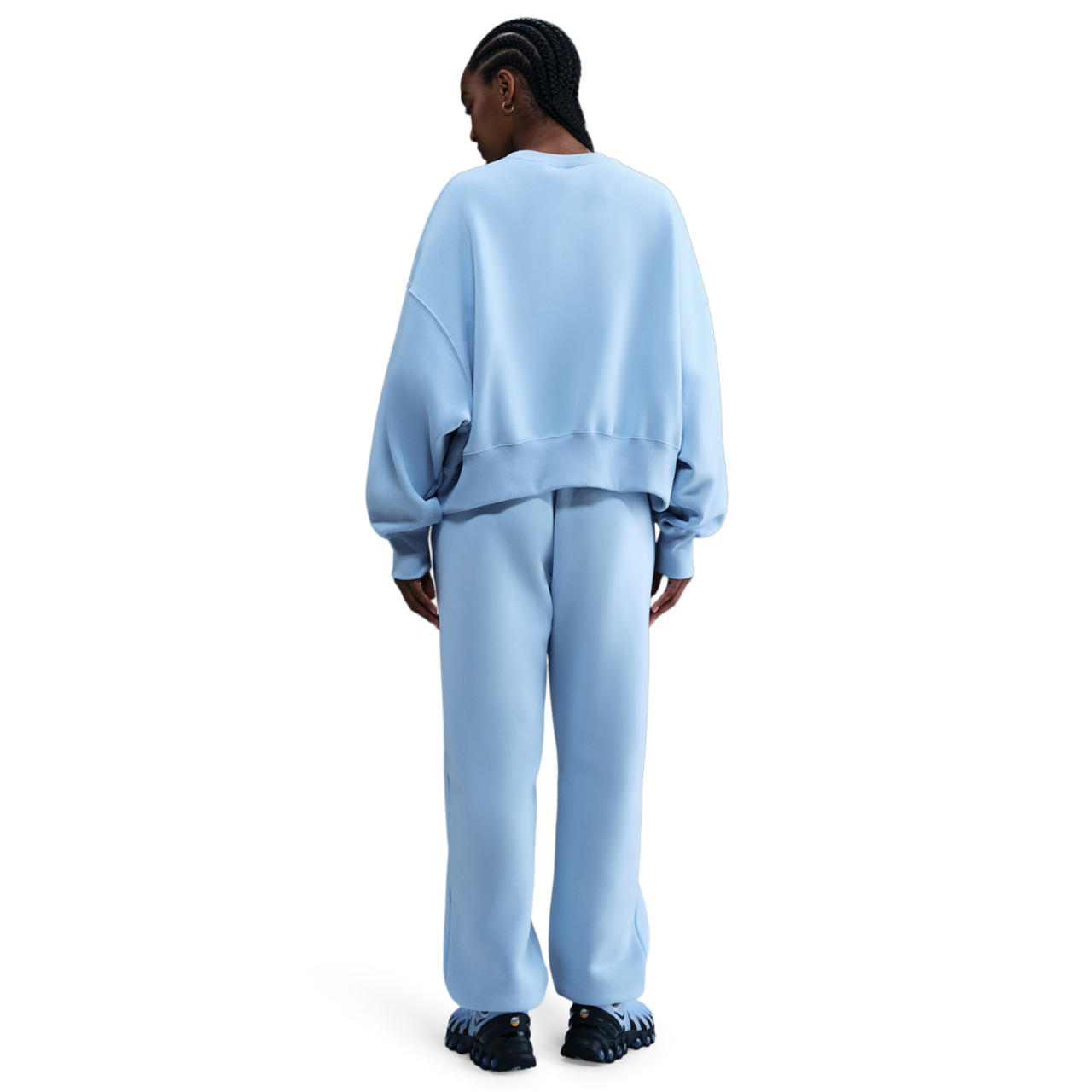 Nike NSW Style Fleece Crew OOS Image 5 of 5. Tap to open photo gallery.