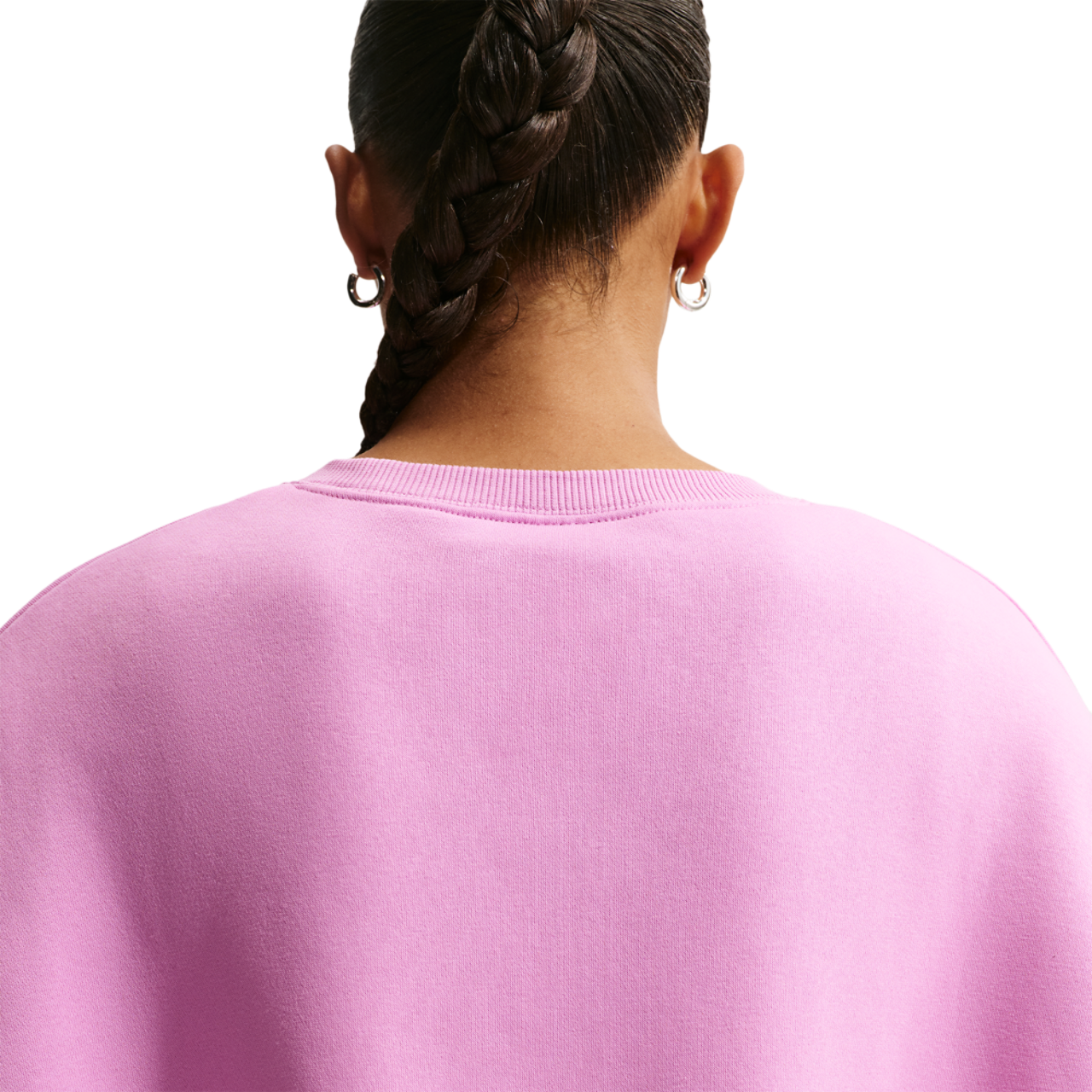 Nike NSW Style Fleece Crew OOS Image 2 of 4. Tap to open photo gallery.