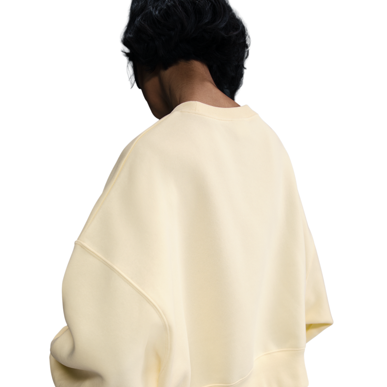 Nike NSW Style Fleece Crew OOS Image 2 of 4. Tap to open photo gallery.