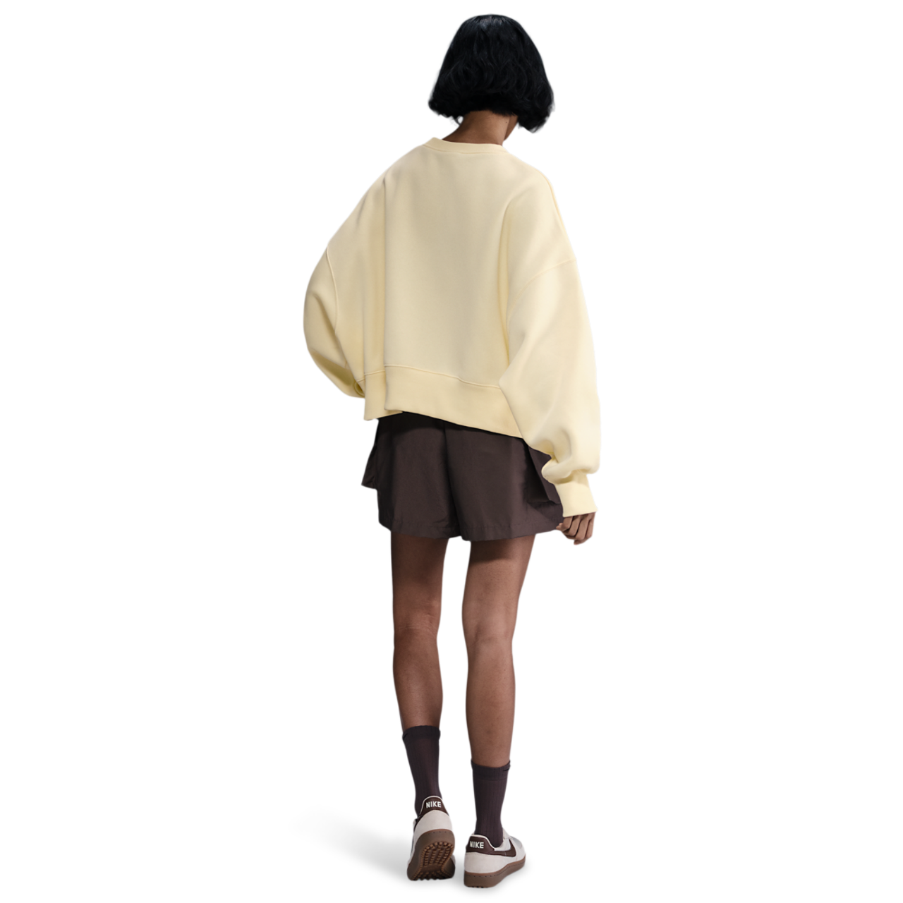 Nike NSW Style Fleece Crew OOS Image 4 of 4. Tap to open photo gallery.